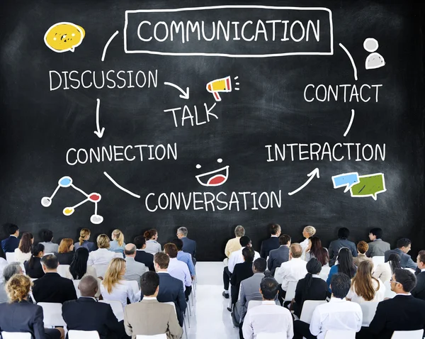 Communication Concept de discussion — Photo