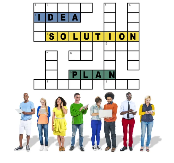 Solution Ideas Concept — Stock Photo, Image