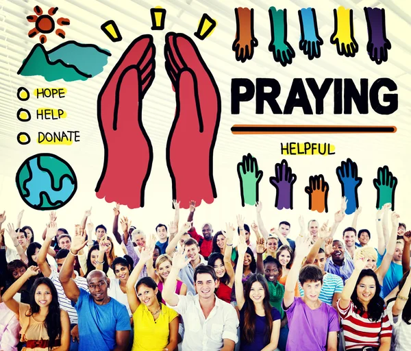 लोक आणि धर्म प्रार्थना — स्टॉक फोटो, इमेज
