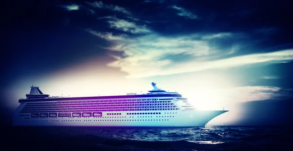 Yacht Cruise Ship at Sea — Stock Photo, Image