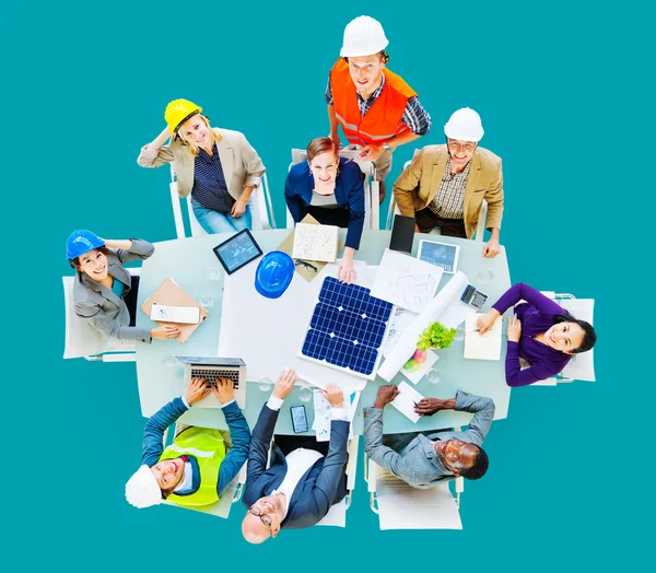 Architect Engineer Meeting Concept — Stock Photo, Image