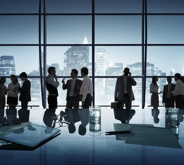 Business people having corporate discussion — Stock Photo, Image