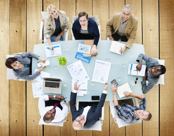 Equipe de negócios, Conceito de reunião de discussão — Fotografia de Stock