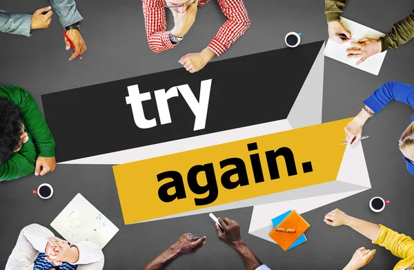 Try Again Restart Concept — Stock Photo, Image