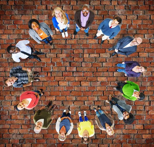 Pessoas de negócios, conceito de equipe comunitária — Fotografia de Stock