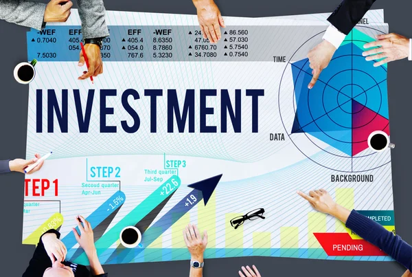 Conceito de Orçamento de Investimento — Fotografia de Stock