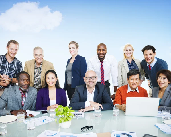 Business People Team Connection Concept — Stock Photo, Image