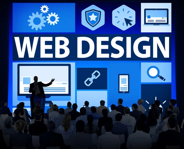 Concetto di sviluppo del Web Design — Foto Stock