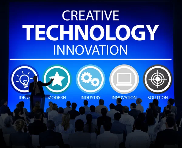 Kreatives technologisches Innovationskonzept — Stockfoto