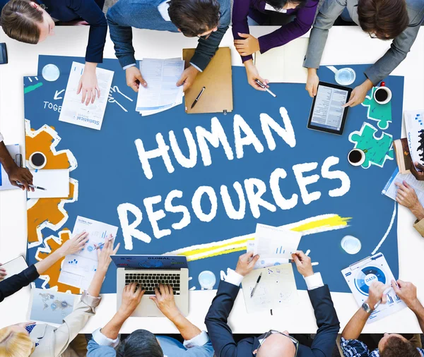 Gente de negocios y concepto de recursos humanos — Foto de Stock