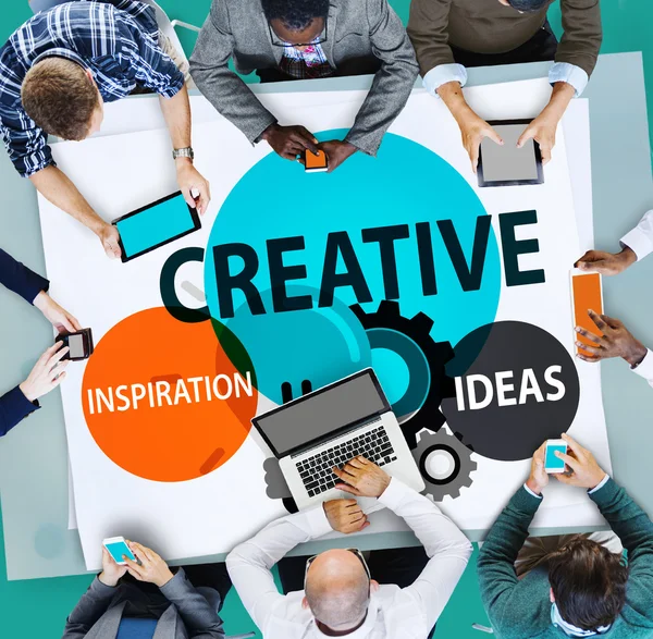 창의성, 영감 아이디어 개념 — 스톡 사진