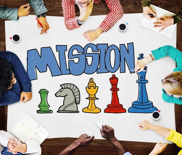 Mission Aim Aspirations — Stock Photo, Image