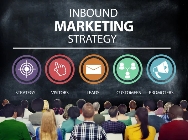 Inbound-Marketingkonzept — Stockfoto