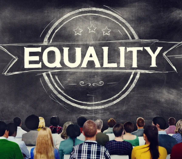 Evenwicht van de gelijkheid, gelijke morele Concept — Stockfoto