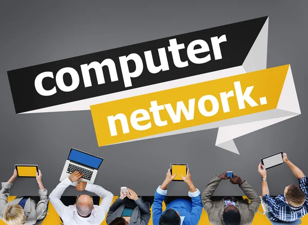 컴퓨터 네트워크 개념 — 스톡 사진