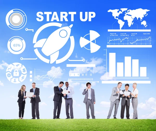 Business Corporate People and Start up Concept — Stock Photo, Image