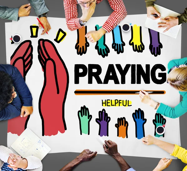 Praying Hope Concept — Stock Photo, Image