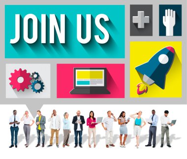 İş adamlarını dijital cihazlar ile