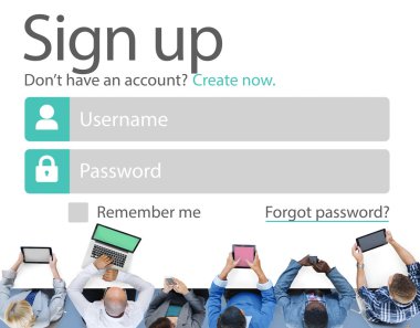 kayıt web sayfası kavramı