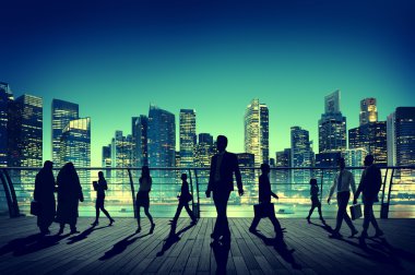 yürüyüş iş adamları