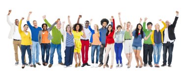 Çeşitlilik insanlar ve birlik takım kavramı