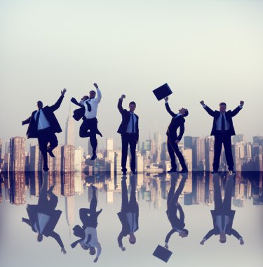 iş adamları ve takım çalışması kavramı 