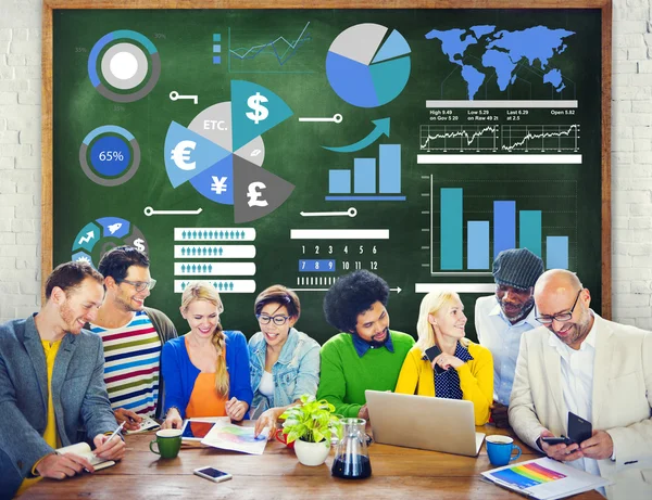 Financial Business Economy Concept — Stock Photo, Image