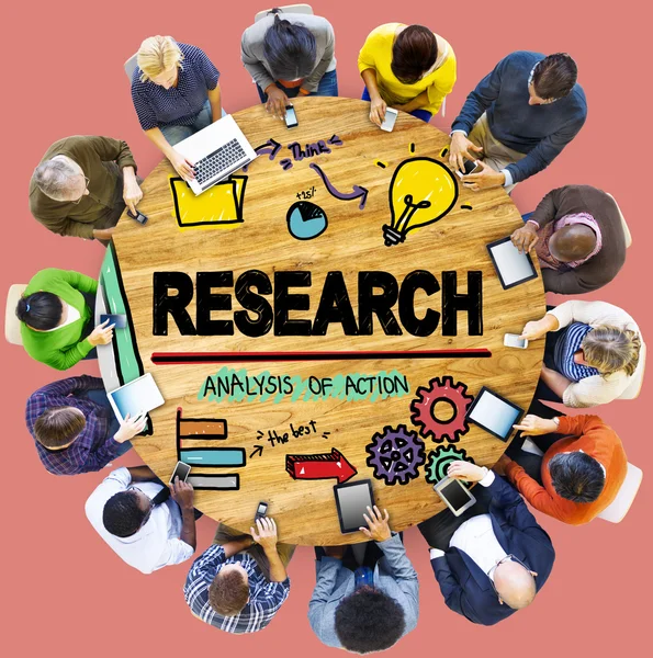Research Exploration Facts Concept — Stock Photo, Image