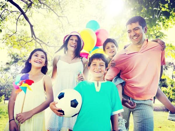 Felicidade férias em família — Fotografia de Stock