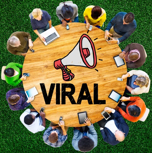 Virale marketingconcept — Stockfoto