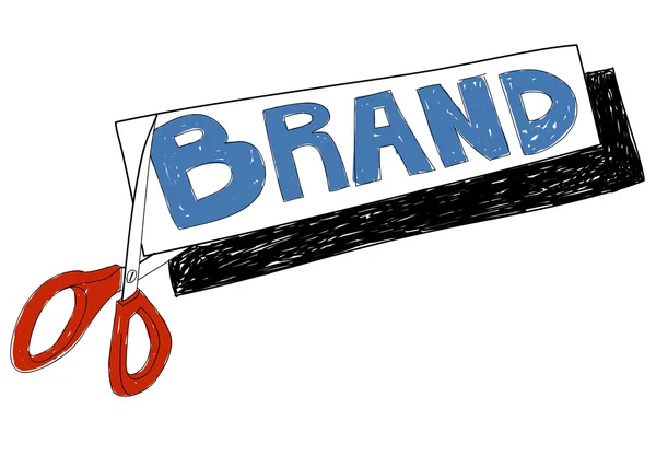 Brand Advertising Copyright Concept — Stock Photo, Image