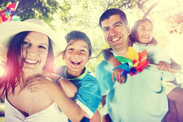 Felicidade férias em família — Fotografia de Stock