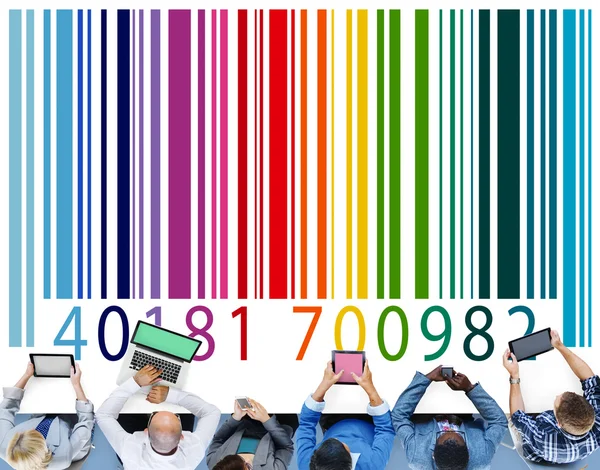 Barcode Preisschild-Konzept — Stockfoto