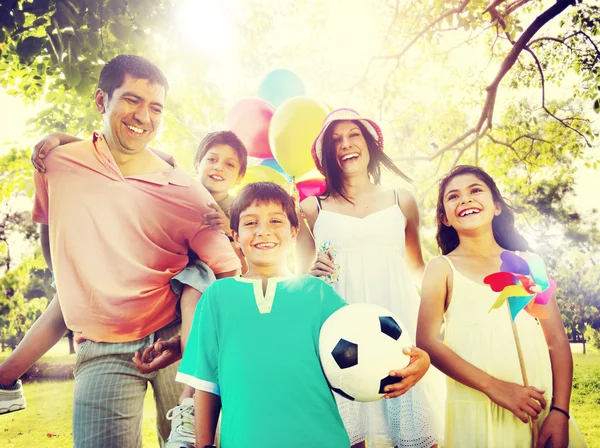 Felicidade férias em família — Fotografia de Stock