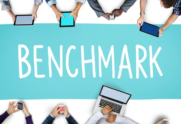 Förbättring av Benchmarking koncept — Stockfoto