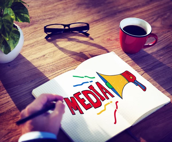 Media Entertainment Concept — Stock Photo, Image