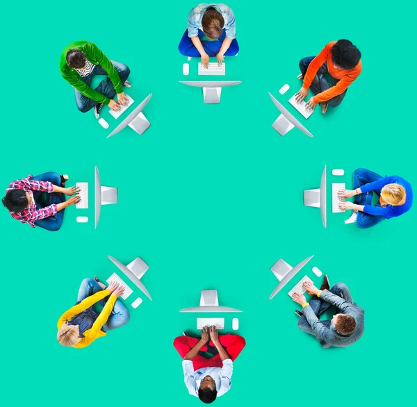 Vielfalt Teamwork Kommunikationskonzept — Stockfoto