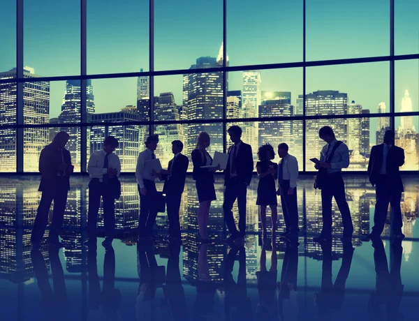 Business people having corporate meeting — Stock Photo, Image