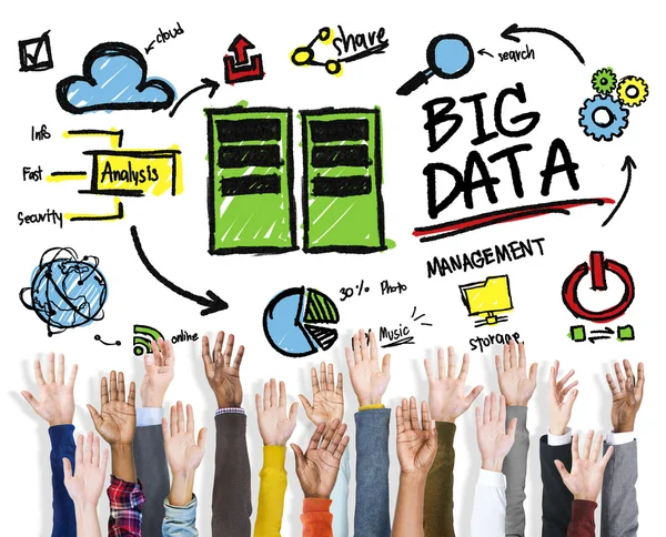 Diversité Personnes Big Data Support — Photo