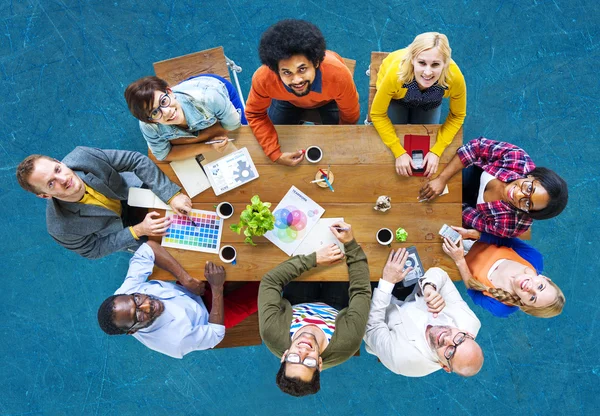 Group of Diverse Designers Having a Meeting — Stock Photo, Image