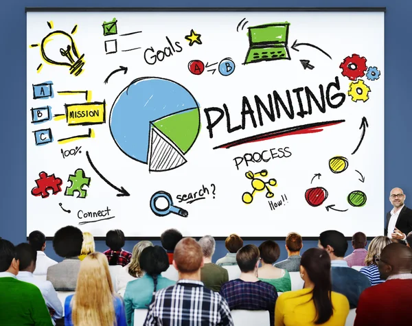 Planning Strategy Mission Concept — Stock Photo, Image