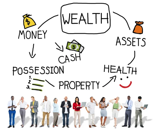 Wealth Money, Investment Growth Concept — Stock Photo, Image