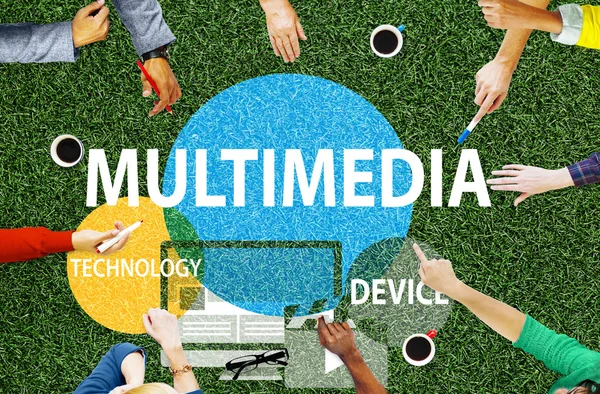 Technologii multimedialnych urządzeń — Zdjęcie stockowe