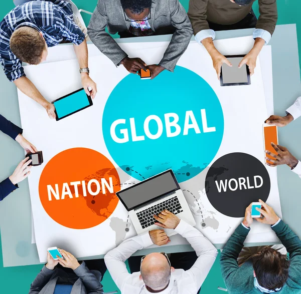 Conceito de Unidade das Nações Globais — Fotografia de Stock