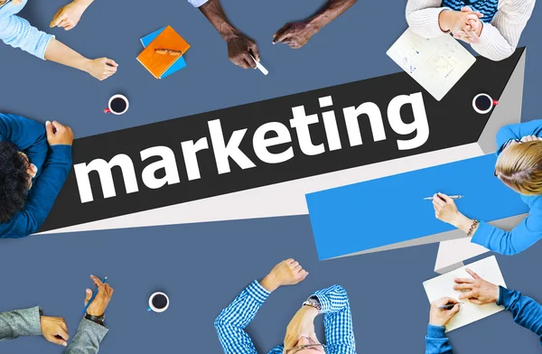 Marketing commerciële Concept — Stockfoto