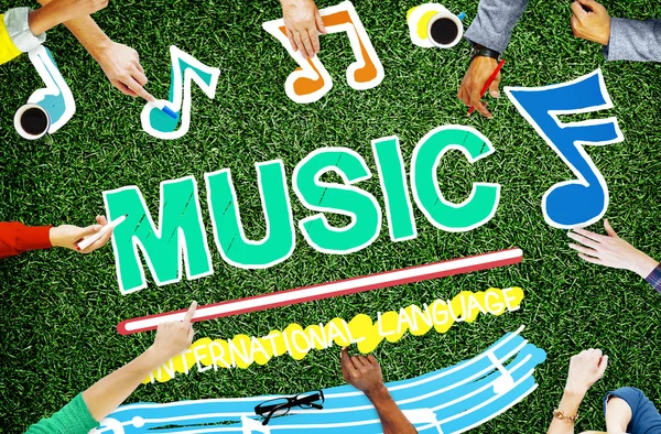 Musica, Intrattenimento Media Concept — Foto Stock