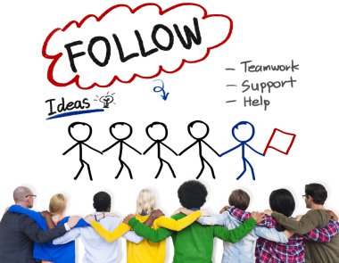 Destek fikirler kavramı takip