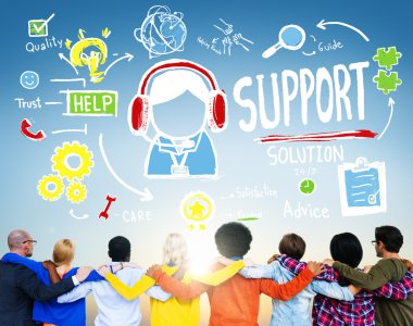 Destek çözümü tavsiye yardım bakım memnuniyeti kalite anlayışı