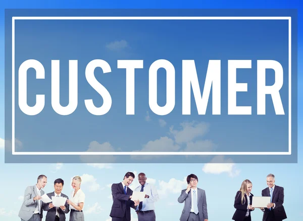 Customer Purchaser Satisfaction Consumer Service Concept — Stock Photo, Image