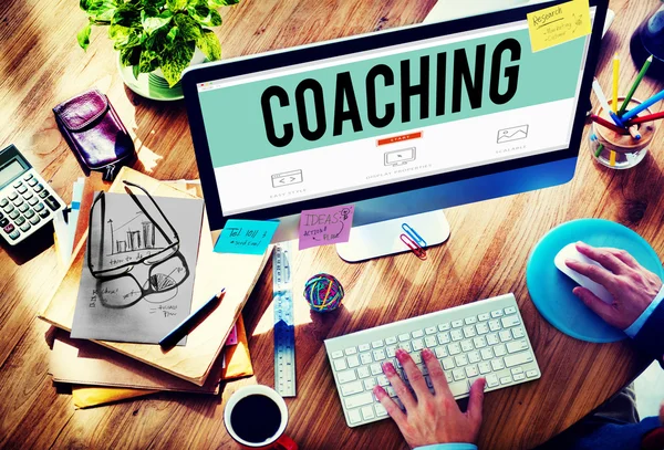 Coaching, onderwijs, opleiding Concept — Stockfoto